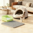 thumbnail image 1 of Cat Litter Mat Litter Trapping Mat, 30X24 In, Silicone, Waterproof Pet Mat, Pet Cat Supplies, Gray, Cat Litter Box Mat, Large Floor Mat, 1 Pc, 1 of 4