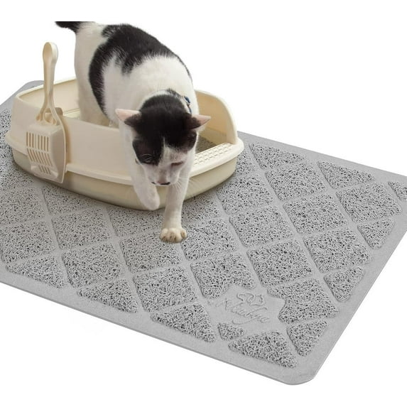 Cat Litter Mat Litter Trapping Mat Soft on Paws, Non-Slip Waterproof, Easy Clean