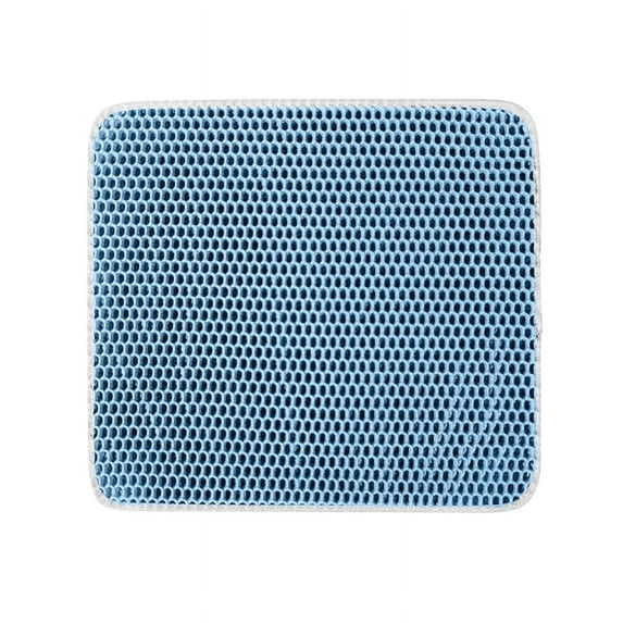 Cat Litter Mat Urine and Water Proof Less Waste Washable Easy Clean Litter Lock Double-Layer Scatter Control
