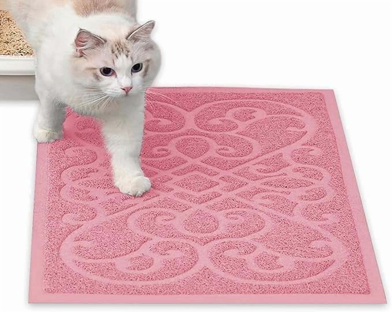 PetLike Cat Litter Trapping Mat, Durable Waterproof Washable , Non-Slip ...