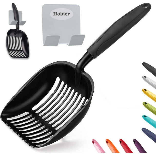 Cat Litter Scoop, Aluminum Alloy Sifter, Kitty Metal Scooper, Deep