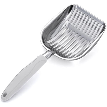 Conlun Metal Cat Ltter Scoop Alumnum Black Scooper For Ltterbox