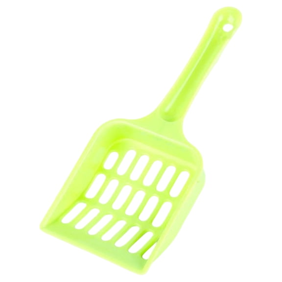 Cat Litter Scoop Away, Cat Pellet Scoop, Pet Litter Box and Enclosure Maintenance Tool, Sifter and Poop Lifter, Plastic Shovel, 8" (L) X 3.5" (W) X 1" (D)