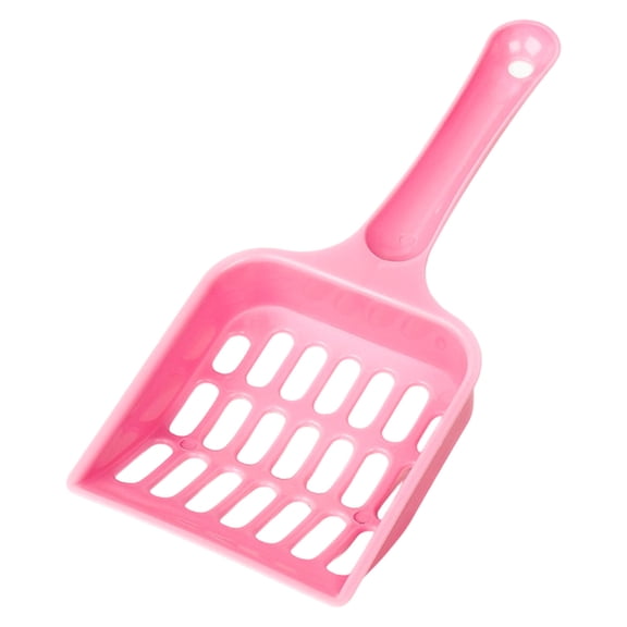 Cat Litter Scoop Away, Cat Pellet Scoop, Pet Litter Box and Enclosure Maintenance Tool, Sifter and Poop Lifter, Plastic Shovel, 8" (L) X 3.5" (W) X 1" (D)