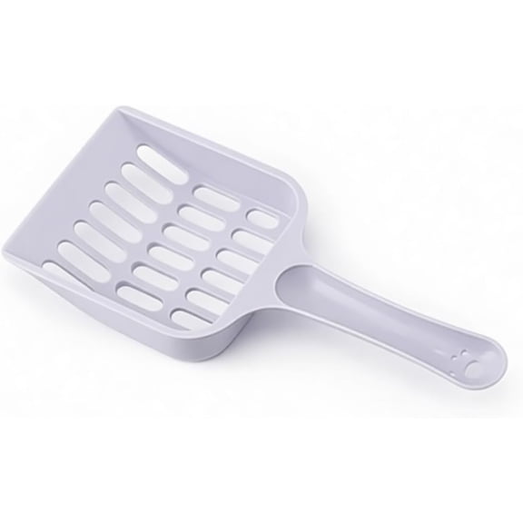 Cat Litter Scoop, Mesh Shovel, Poop Sifting, Mess-Free Cat Litter Scooper for Cat Litter Box, Large & Multiple Cats, Spill-Proof Litter Box Scooper (Puple)
