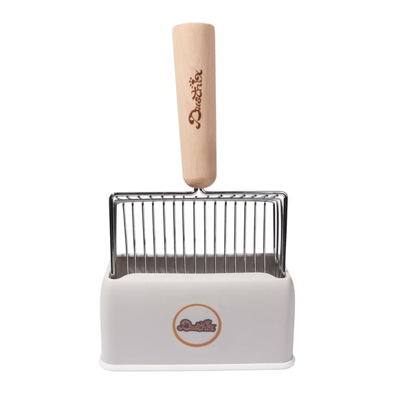 Cat Litter Scoop Metal Litter Scooper with Holder Cat Litter Scooper Kitty Litter Scoop Cat Poop Scooper Poop Scooper for Cat Litter Litter Box Scooper Metal