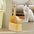 thumbnail image 1 of Cat Litter Scoop Shovel | Large Sloped Head for Fast Sand Sifting | Ergonomic Plastic Pooper Scooper | Hanging Storage | Easy Clean | 26.4x17x8.1cm | 1 Pack, 1 of 6