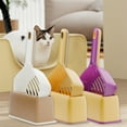 thumbnail image 1 of Cat Litter Scoop Shovel | Large Sloped Head for Fast Sand Sifting | Ergonomic Plastic Pooper Scooper | Hanging Storage | Easy Clean | 26.4x17x8.1cm | 1 Pack, 1 of 6