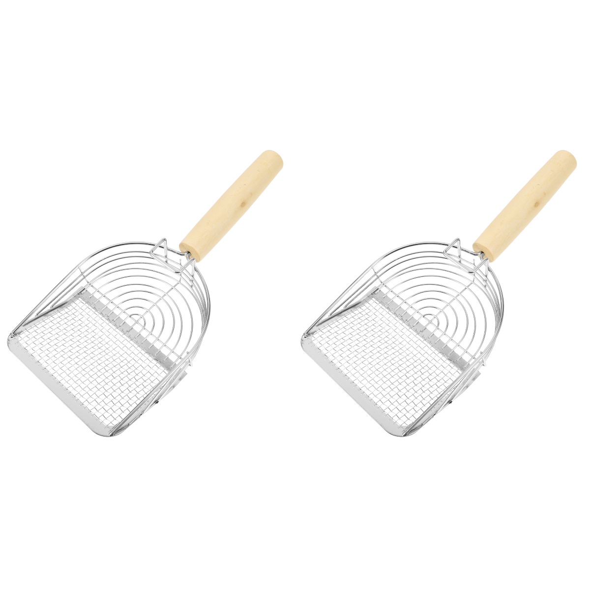 Cat Litter Shovel 2 Count for Poop Scoop Holder Animal Kitten Sifter