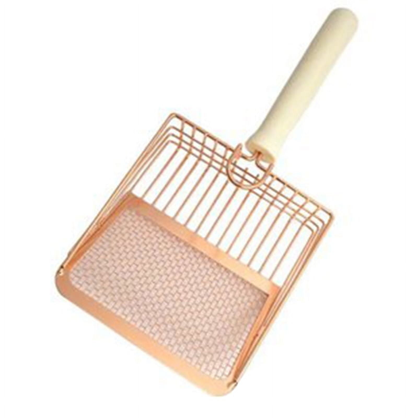 Cat Litter Shovel Stainless Steel Wooden Handle Easy To Rust Washable ...
