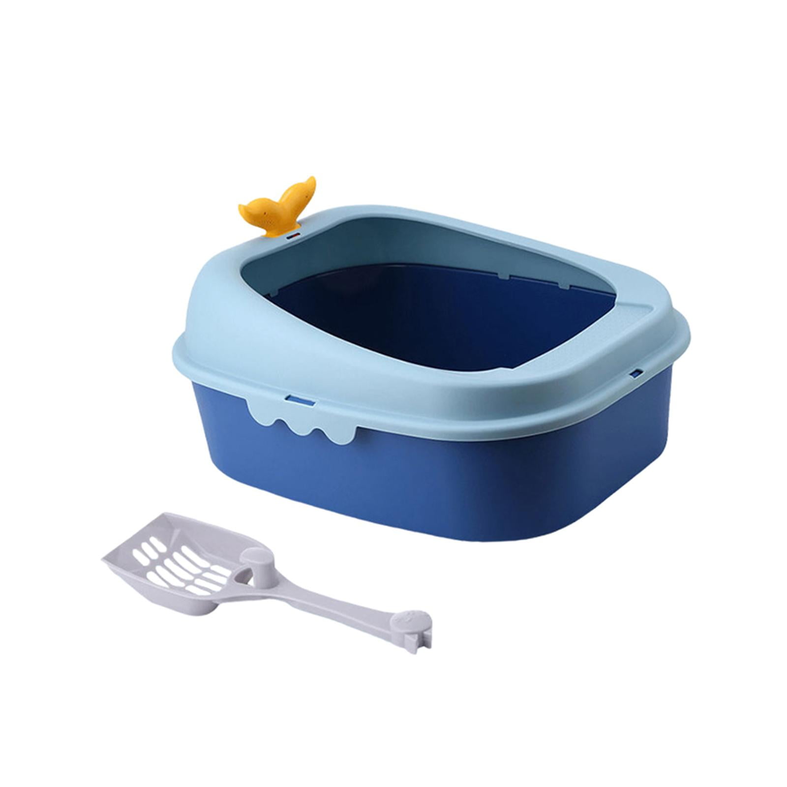 Cat Litter Tray Cat Open Top Pet Litter Tray ,Large Bedpan, Durable
