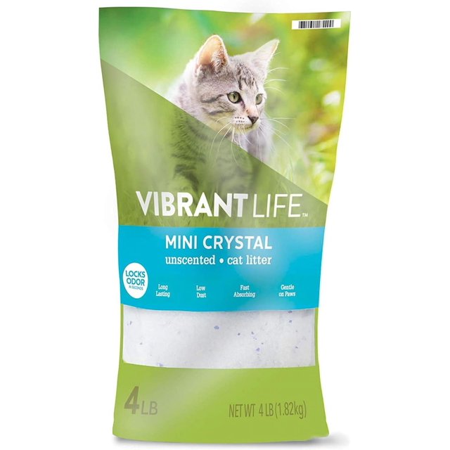 Cat Litter Ultra Premium Crystals Litter, Unscented Non Clumping Cat