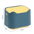 thumbnail image 1 of Cat Litter Waste Disposal Bin Small Pet Trash Can Press Type Double Layer Closed Garbage Box for Home Bathroom Pet Area, 1 of 7