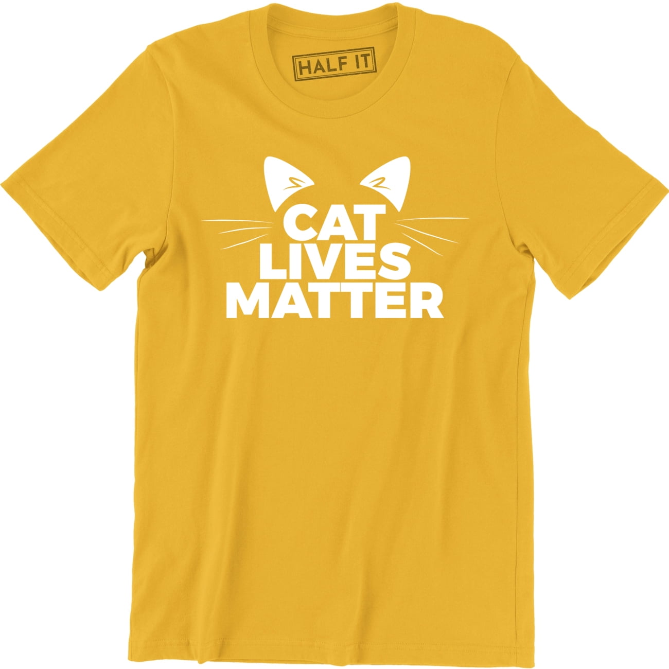 T-shirt Humour "Cat Lives Matter" - Sauvetage Chatons - Coton - Fait Main - Neuf Avec étiquette