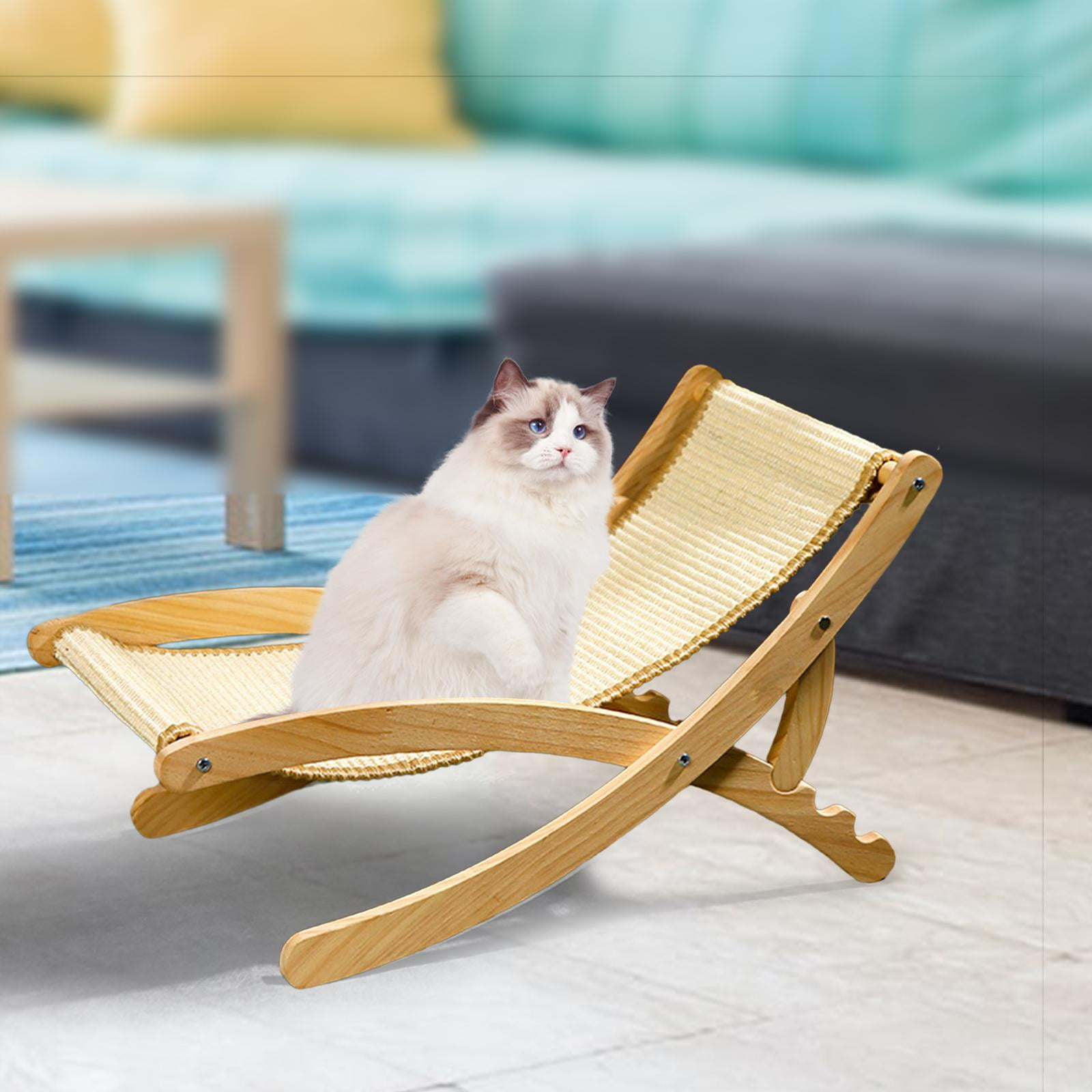 Cat Lounge Chair, Cats Elevated Bed, Comfortable Sleeping Bearing 10kg