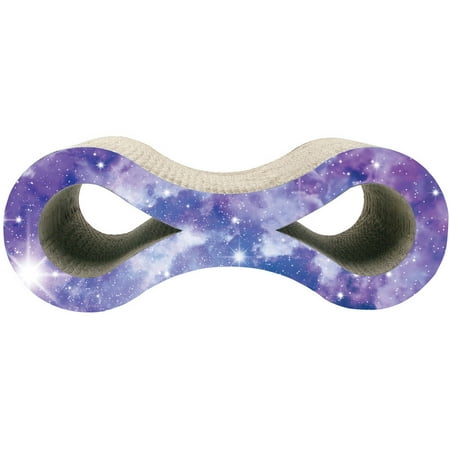 Cat Love Cardboard Infinity Scratcher with Catnip, Medium
