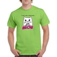 thumbnail image 1 of Cat Love Is Everlasting Meow T-Shirt Men -Image by Shutterstock, Male 4X-Large, 1 of 4