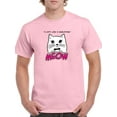 thumbnail image 1 of Cat Love Is Everlasting Meow T-Shirt Men -Image by Shutterstock, Male Large, 1 of 4