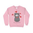 thumbnail image 1 of Cat Love Rules Valentine's Day Sweatshirt, 1 of 11