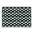 thumbnail image 1 of Cat Lover Cutting Board, Monochromatic Pattern of Kitty Silhouette with a Bow Tie Print, Decorative Tempered Glass Cutting and Serving Board, in 3 Sizes, by Ambesonne, 1 of 2