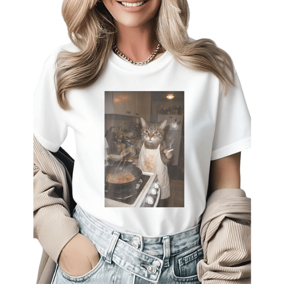 Cat Lover Gift Rage Consumes Me Funny Cat Graphic Tees Women's Meme Tshirt
