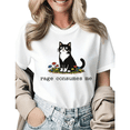thumbnail image 1 of Cat Lover Gift Rage Consumes Me Funny Cat Graphic Tees Women's Meme Tshirt, 1 of 4
