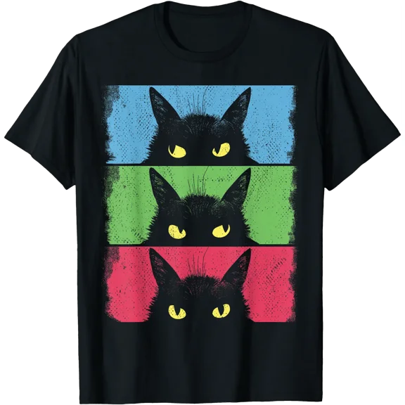 Cat Lover, Grumpy Black Kitten, Cat Mom, Cat Dad T-Shirt, Unisex T-Shirt