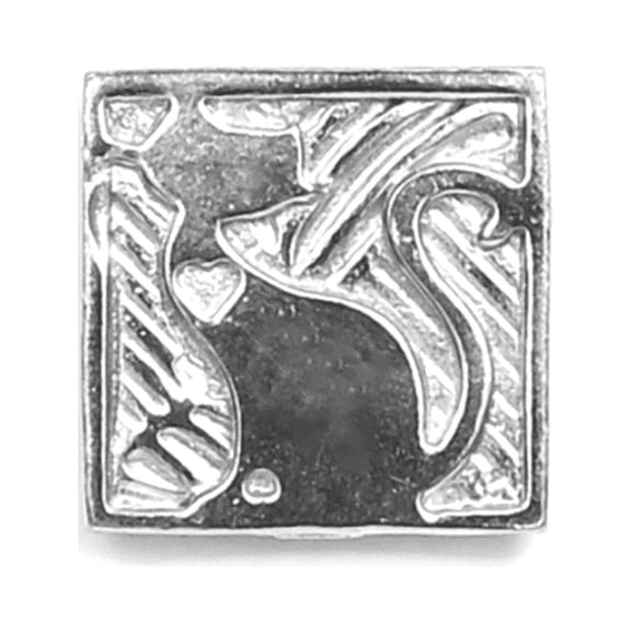 Cat Lover's Scarf Pin - Gift Packaged - Magnetic Back Closure No holes in Clothes - Gift Packaged - Handcrafted Pewter Made in USA (Shipped from Artist Studio)