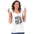 thumbnail image 1 of Cat Loving Introverts Funny Party Womens Plus Size Graphic Tank Top Brisco Brands 2X, 1 of 5