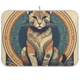 thumbnail image 1 of Cat Magic Array Lion Dish Drying Mat Dish Drainer Rack Mats Water Absorbent Non-Slip Easy Clean Heat Resistant for Kitchen Counter, 1 of 8
