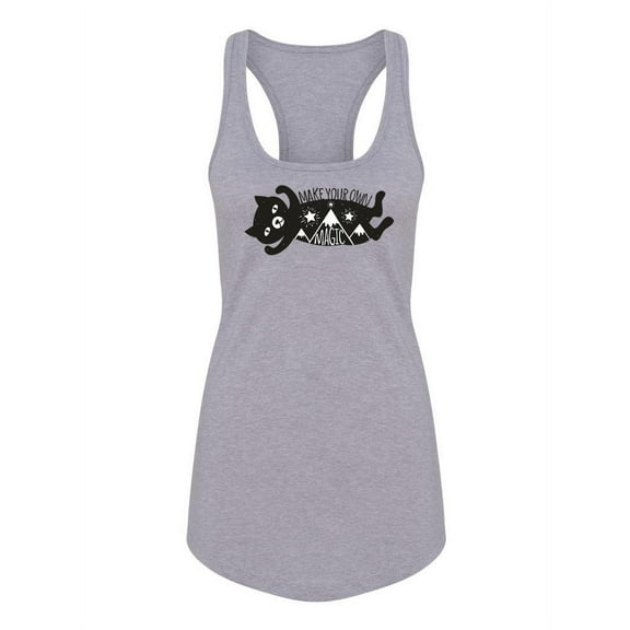 Cat Magic Racerback Tank Women -Image by Shutterstock, Female x-Small