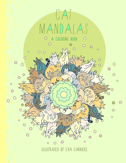 Cat Mandalas: A Coloring Book, (Paperback)