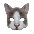 thumbnail image 1 of Cat Mask Animal Half Face Mask Fancy Dress Animal Tabby Mask Animal Cat Head Mask Halloween Novelty Costume Party Accessory, 1 of 5