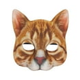 thumbnail image 1 of Cat Mask Animal Half Face Mask Fancy Dress Animal Tabby Mask Animal Cat Head Mask Halloween Novelty Costume Party Accessory, 1 of 6