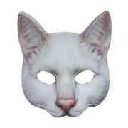 Cat Mask Animal Half Face Mask Fancy Dress Animal Tabby Mask Animal Cat Head Mask Halloween Novelty Costume Party Accessory