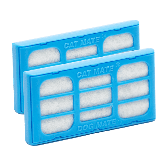 Cat Mate 2-Stage Polymer Carbon Fountain Filter - 2 Pack