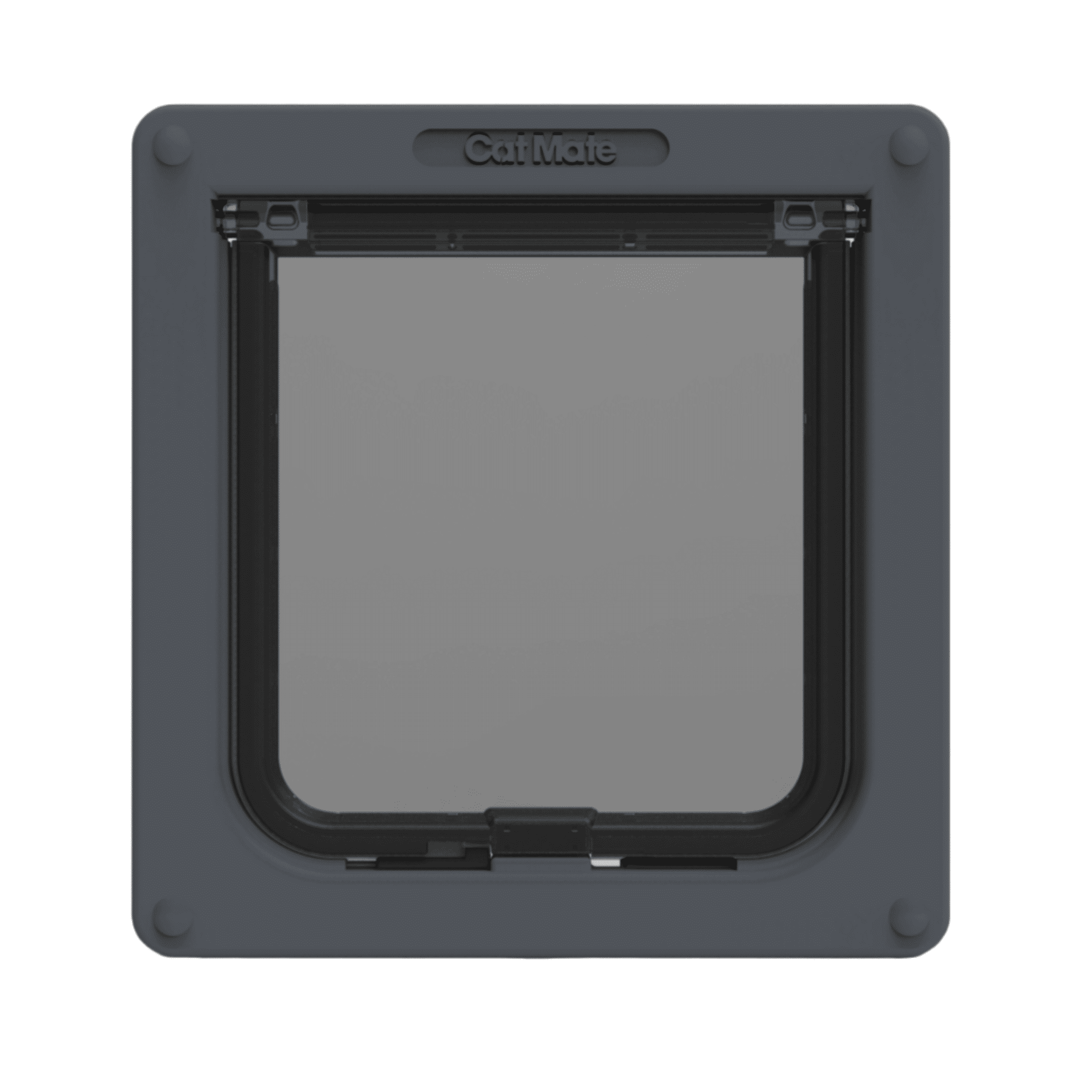 Cat Mate Dark Grey Cat Flap CAT MATE CP358G ROTARY WAY LOCKING CAT