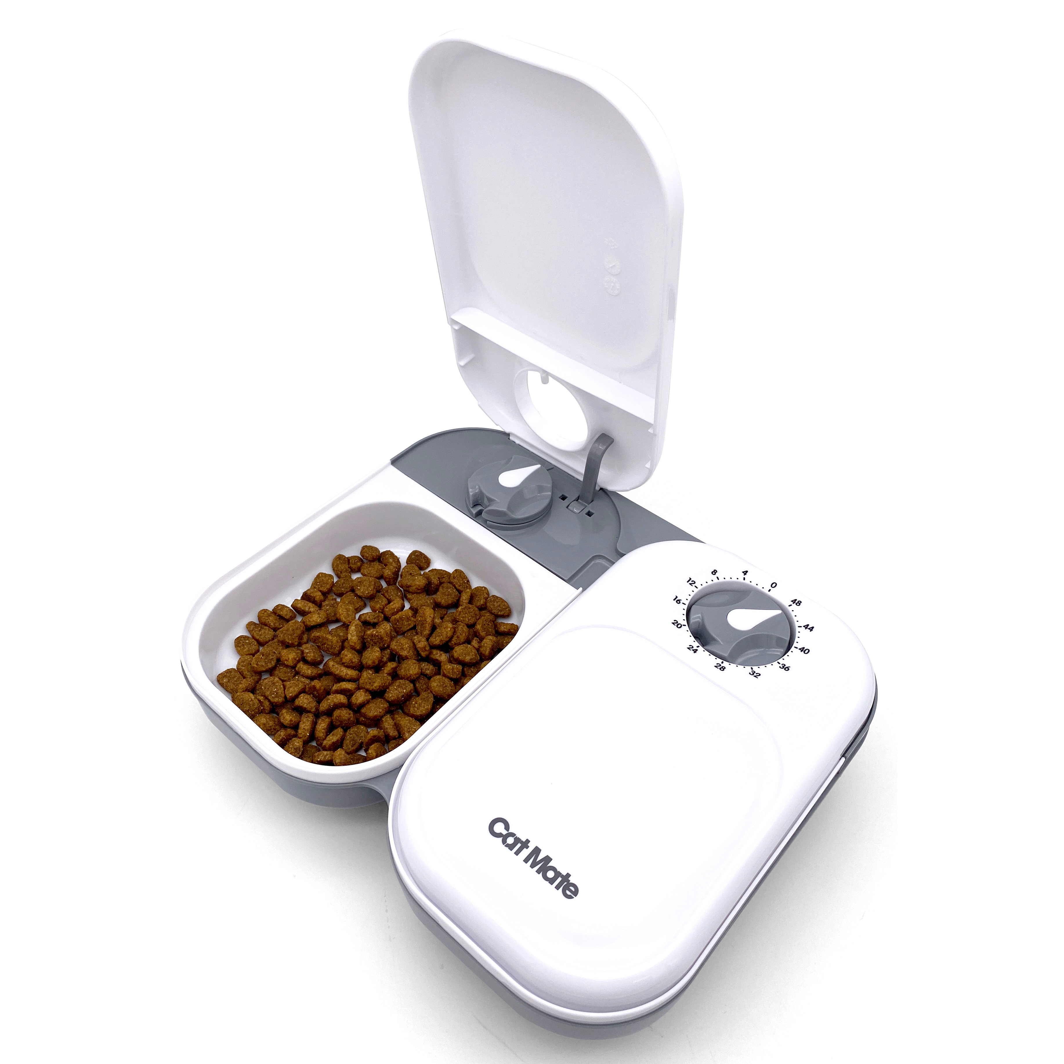 Automatic Meals Cat Feeder, Pet Feeder with Timer, Timed and Portion