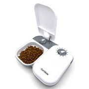 Cat Mate C200 2 Meal Automatic Pet Feeder, BPA-Free, 48 Hour-Timer