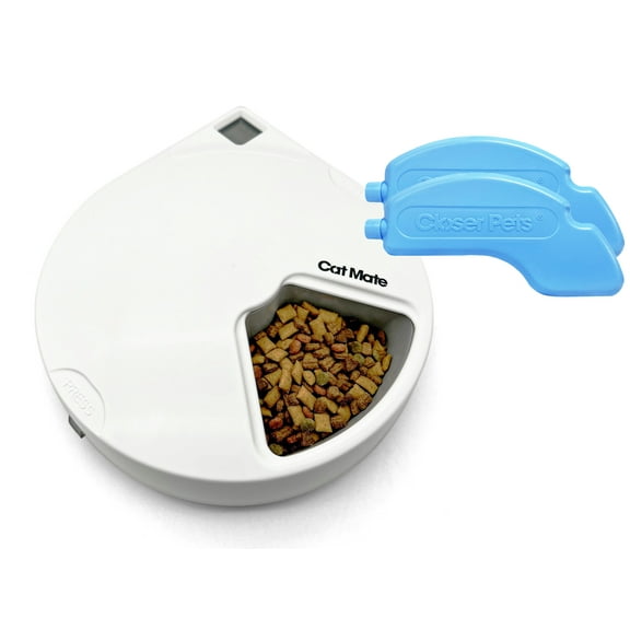 Cat Mate C500 Automatic Pet Feeder With Digital Timer and Ice Packs - For Cats And Small Dogs