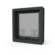 Cat Mate Large Cat Flap - For Large Cats and Small Dogs - Grey