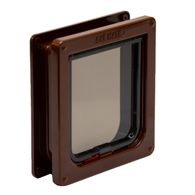 Cat Mate Locking Cat Door with 2" Door Liner and Durable Rigid Flap