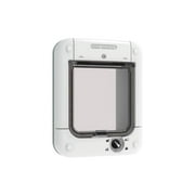 Cat Mate Microchip and I.D. Disc Door for Entry Control of Cats and Other Small Pets - White
