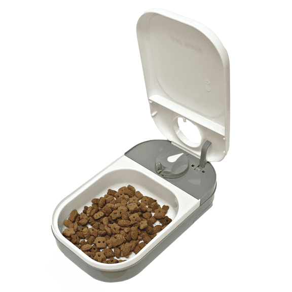 Cat Mate Single Meal Automatic Pet Feeder, BPA-Free, Fly-Proof, Holds 14 oz. of Dry or Wet Food