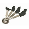 thumbnail image 1 of Black Kitty Cats Measuring Spoons Baking Cooking Four Piece Set, 1 of 2