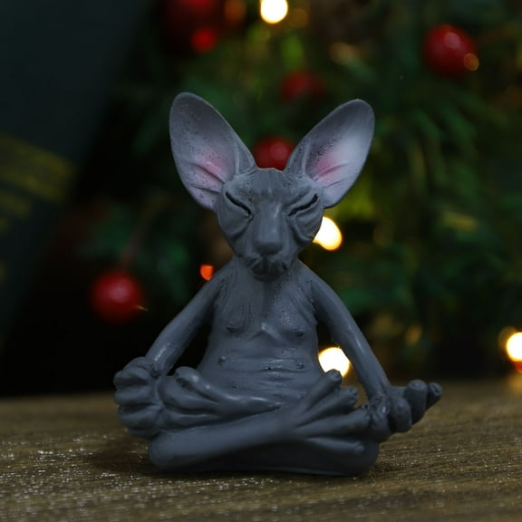 Cat Meditation Statue Black - Sphinx Cat Meditation Statue Home Decoration Personalized Gift