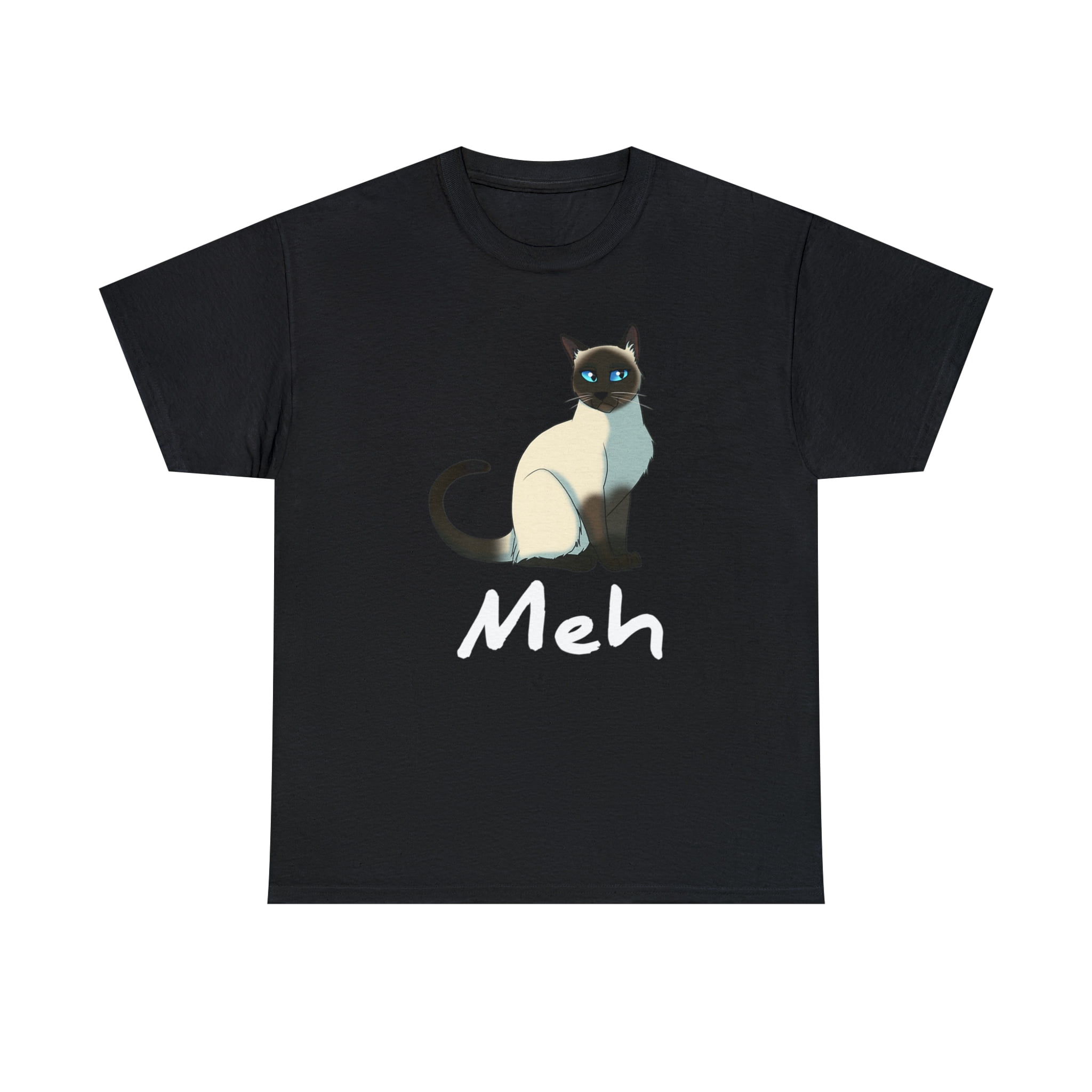 Meh Meow Funny Cat Siamese Lovers Christmas Gift T-Shirt Meh Meow Funny Cat Siamese Lovers Christmas Gift T-Shirt