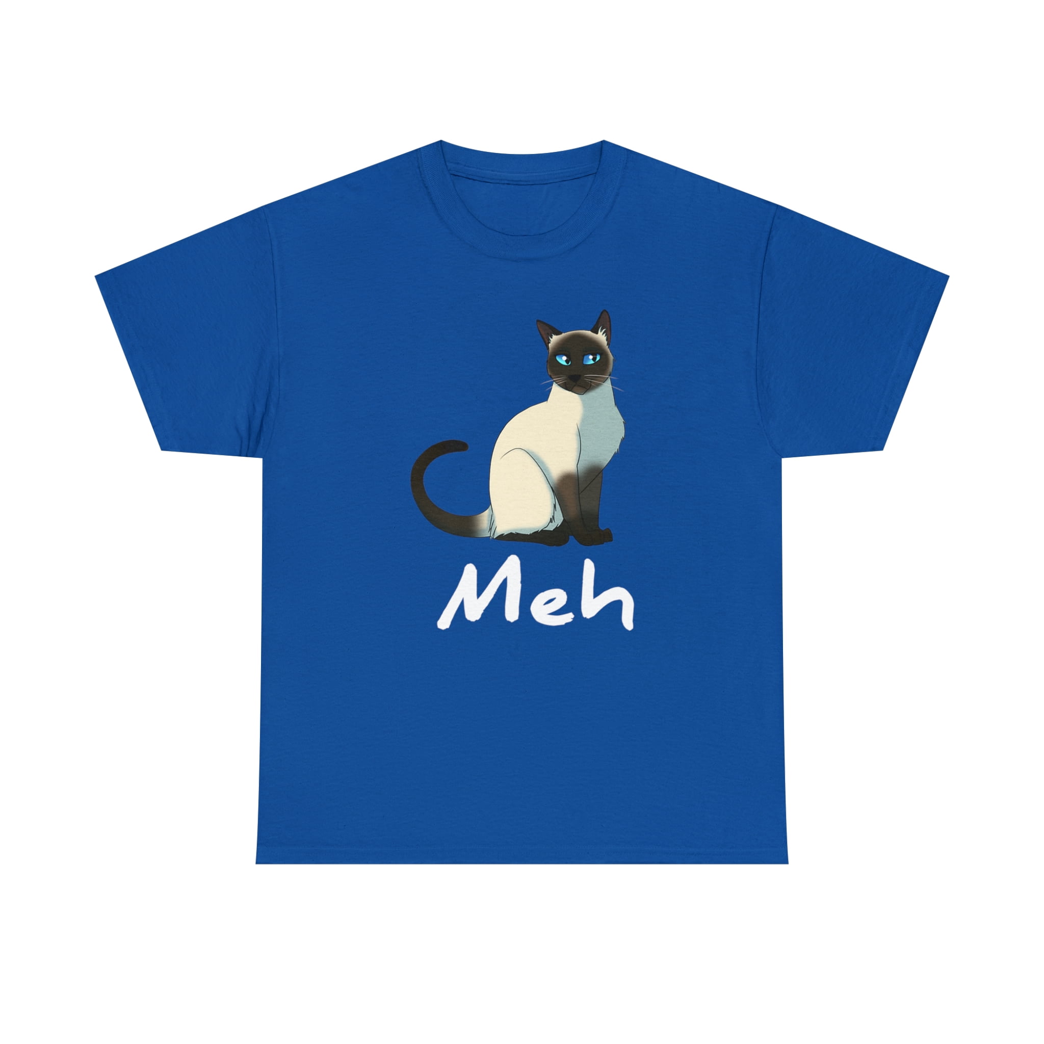 Meh Meow Funny Cat Siamese Lovers Christmas Gift T-Shirt Meh Meow Funny Cat Siamese Lovers Christmas Gift T-Shirt
