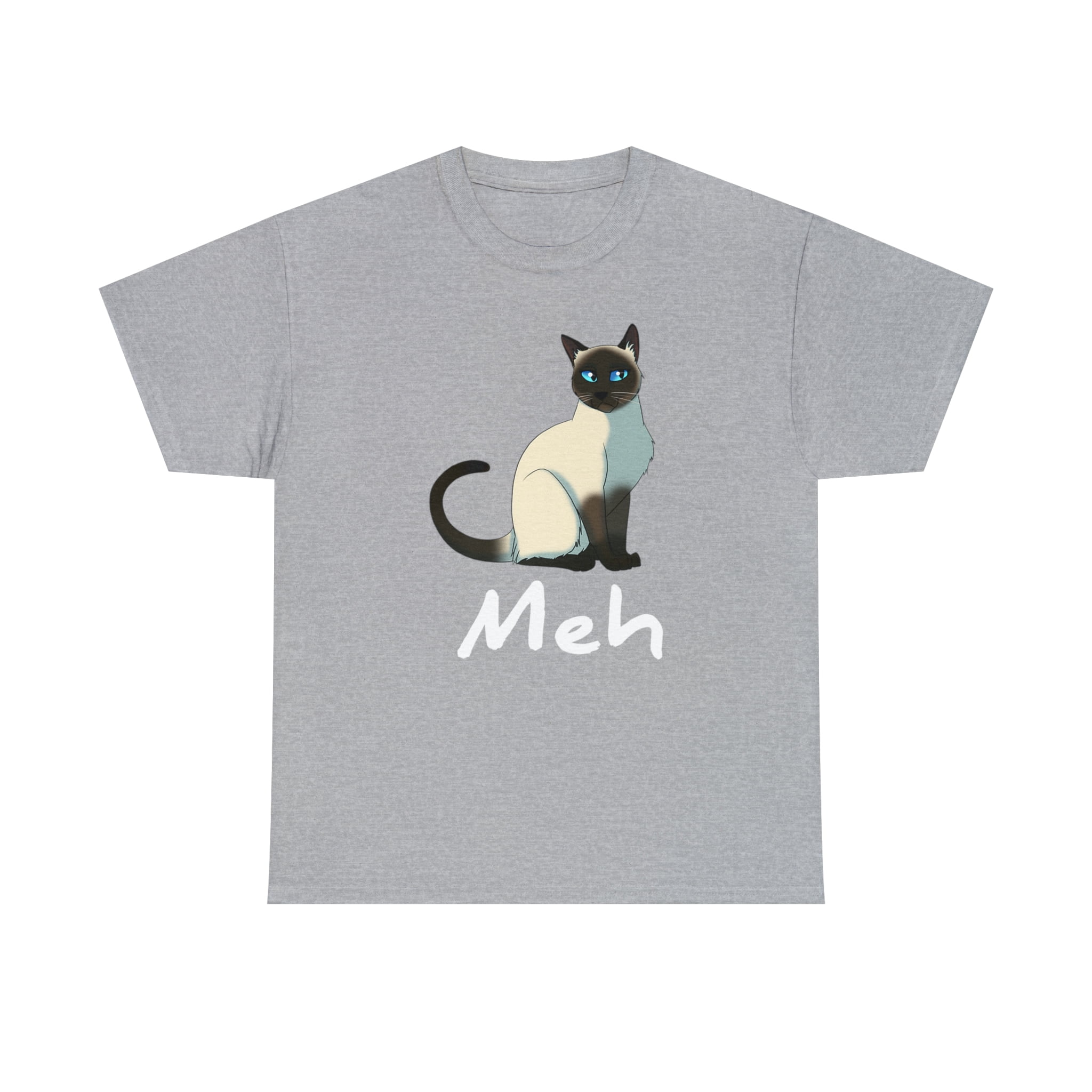 Meh Meow Funny Cat Siamese Lovers Christmas Gift T-Shirt Meh Meow Funny Cat Siamese Lovers Christmas Gift T-Shirt