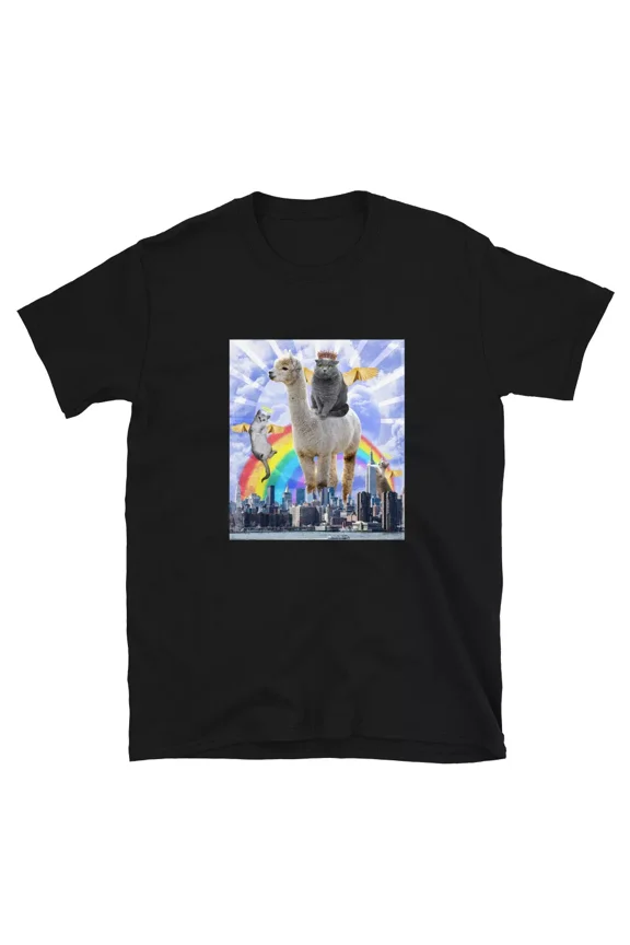 Cat Meme Fashy Graphic Design T-Shirt